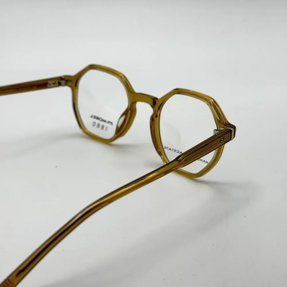 Morel 1880 Eyeglasses Frame Paul 60132M-MD05 Yellow Round Full Rim 47-22-140